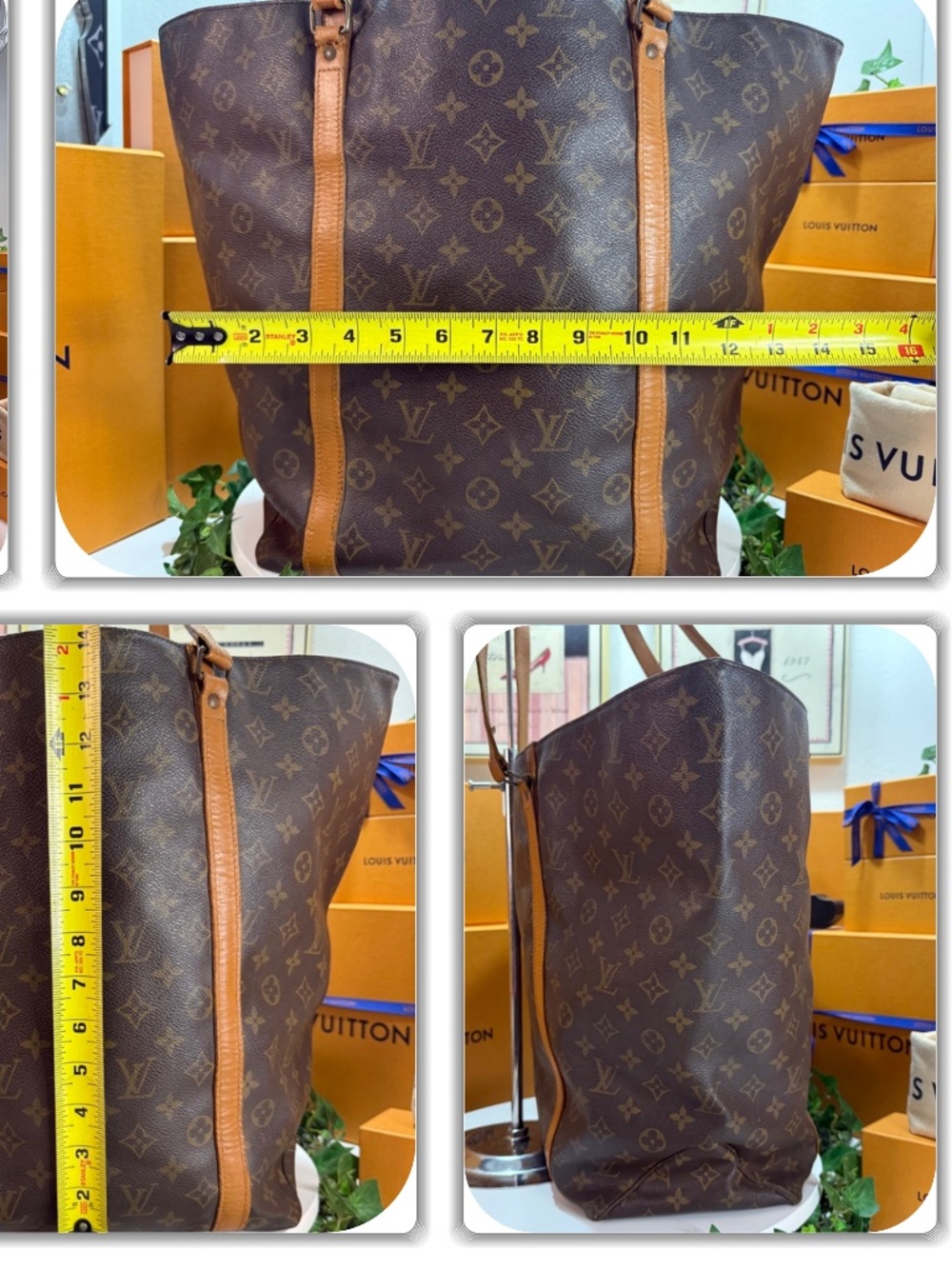 LOUIS VUITTON HUGE MONOGRAM TOTE! - Picture 6 of 17
